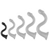 DarkSil Gode Whale Dildo S 38 x 3.8cm - Pointe 3.5cm Noir